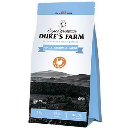 Корм для собак Duke's Farm индейка 2 кг