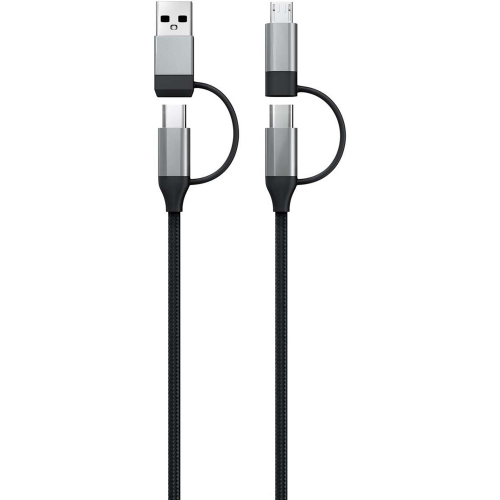 Кабель Red Line micro USB/USB Type-C - USB/USB Type-C черный