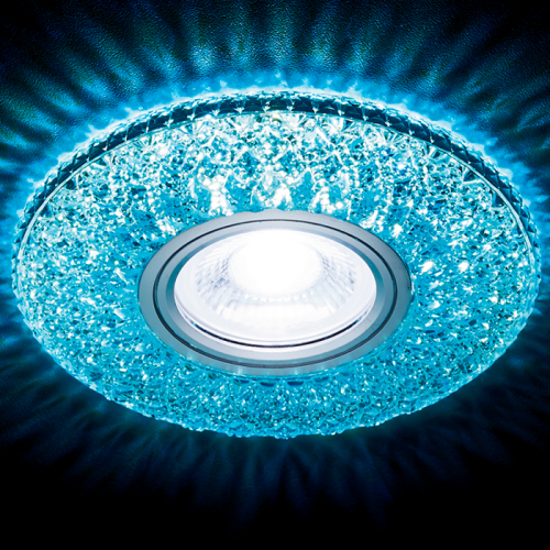 Светильник Ambrella light s333 bl/cld mr16+3wled cold