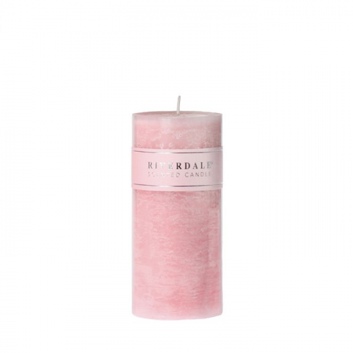 Свеча pillar светло-розовая 7.5х15см Riverdale