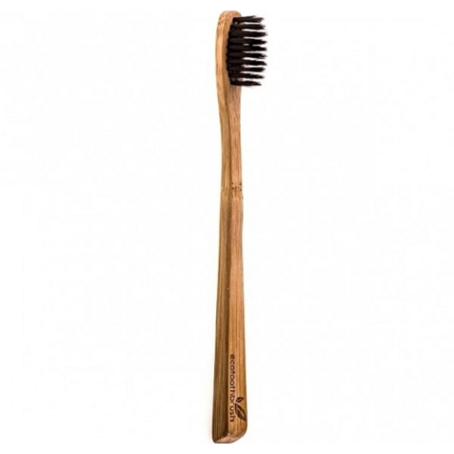 Зубная щетка Eco Toothbrush из бамбука угольная