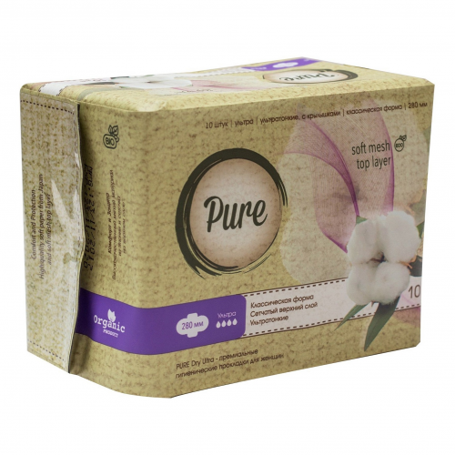 Прокладки гигиенические Pure Ультра Драй 10 шт