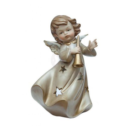 Подсвечник Angel Craft Ангел музыкальные инструменты 17 см