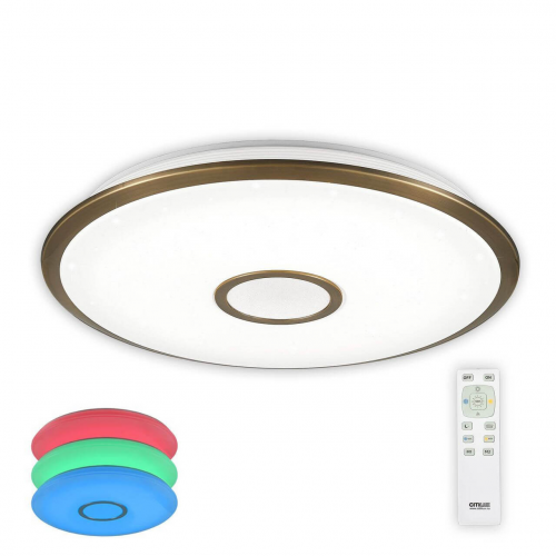 Светильник Citilux cl70383rgb бронза led с пду