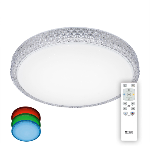 Светильник потолочный Citilux Альпина с пультом CL71840RGB