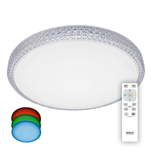 Светильник потолочный Citilux Альпина с пультом CL71860RGB
