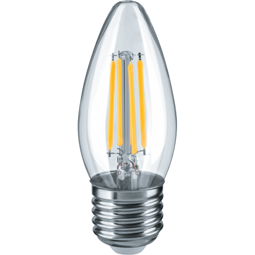 Лампа Navigator led filament свеча с35 6 вт т е27