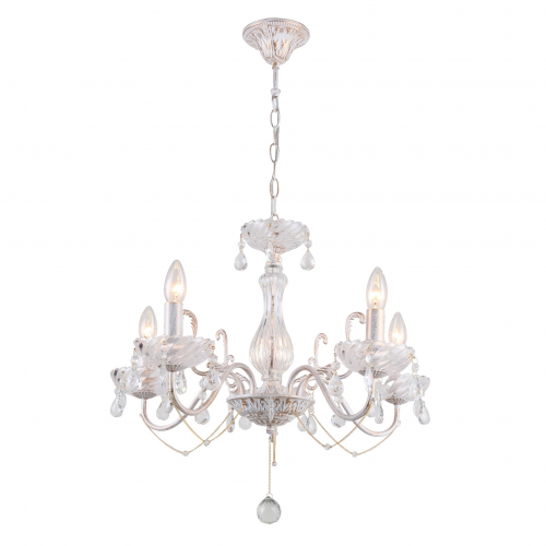 Люстра J-light BELLA 1142/5 E14*5*40W античный белый/без плафона