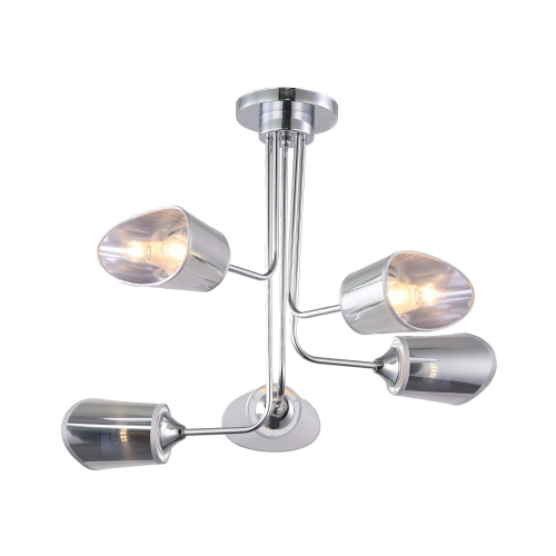 Люстра потолочная J-light KIMI 1025/5C E27*5*60W хром/шампань