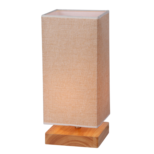 Настольная лампа J-light WOODY 1306/1T E27*1*40W дерево/кремовый