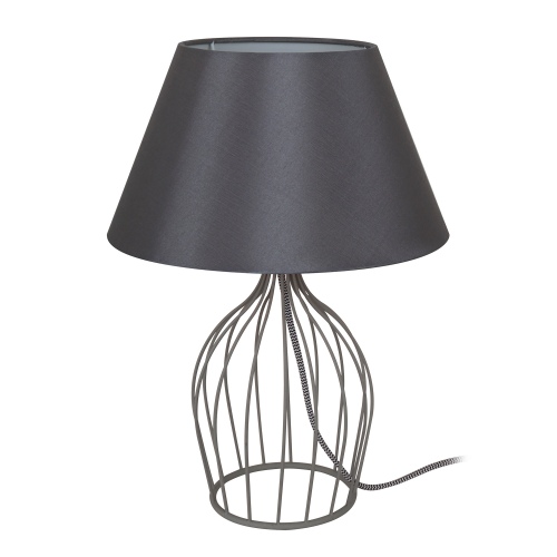 Настольная лампа J-light FILLY 1310/1T E27*1*60W черный/серый