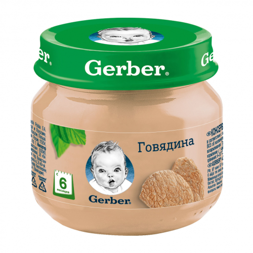 Пюре мясное Gerber говядина 80 г