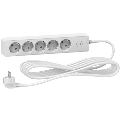 Удлинитель Schneider Electric 2К+З кабель 5 м