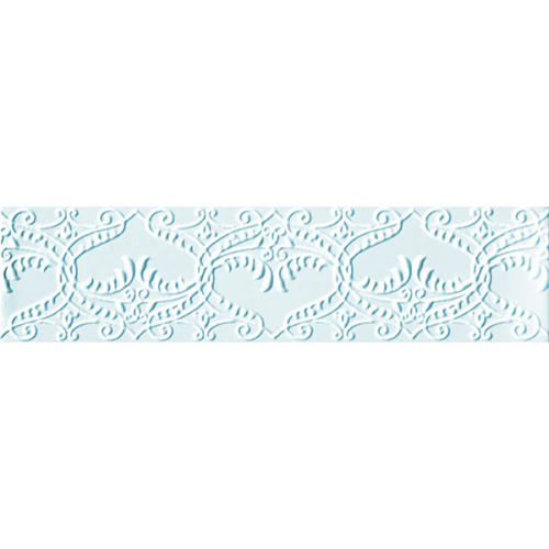 Бордюр Ascot Ceramiche England EG30LD List Acqua Dec 8,1x33,3 см