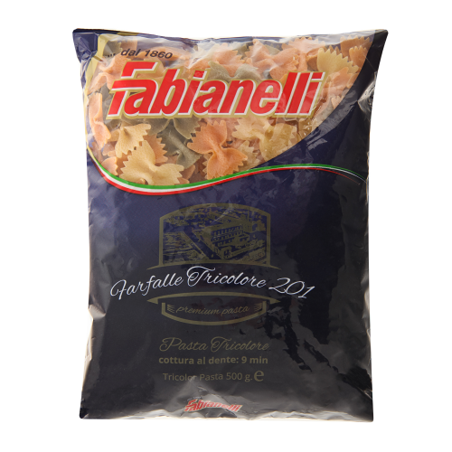 Паста Fabianelli Farfalle Tricolore 500 г