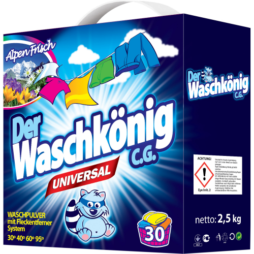 Стиральный порошок Der Waschkonig C.G. Universal 2,5 кг
