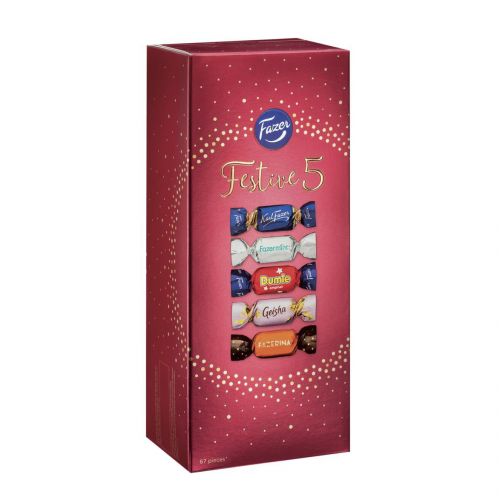 Конфеты Fazer Festive 5 шоколадные ассорти 500 г