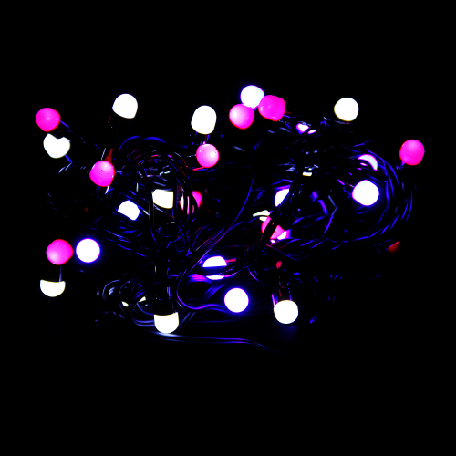 Гирлянда party light 3.9м 40 ламп мульти System expo/star trading