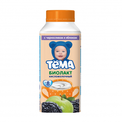 Биолакт детский Тема Чернослив Яблоко 3% 0,206 кг