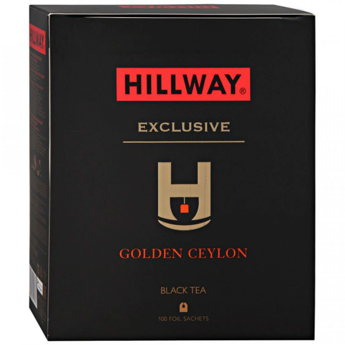 Чай черный Hillway Golden Ceylon 100 пакетиков