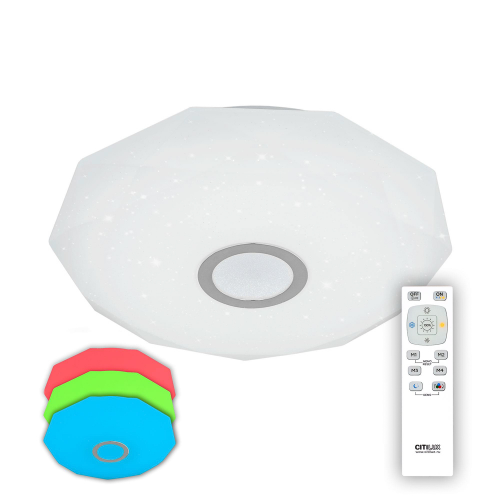 Светильник потолочный Citilux Диамант с пультом CL71340RGB