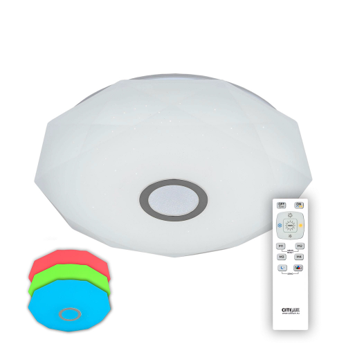 Светильник потолочный Citilux Диамант с пультом CL71360RGB