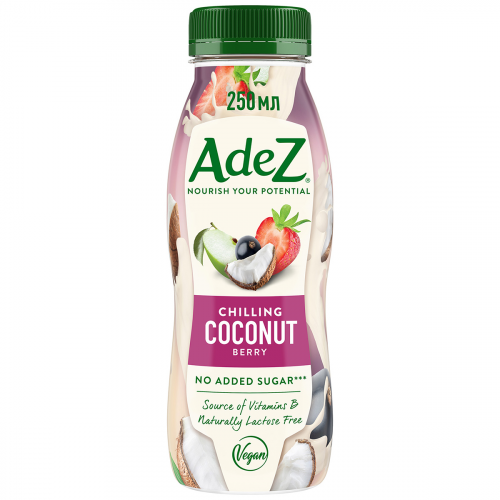 Молоко кокосовое Adez ягодное 0,25 л
