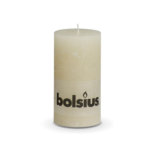 Свеча Bolsius rustic ivory 13х6.8 см