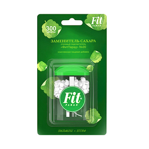 Заменитель сахара Fit Parad № 20 300 таблеток