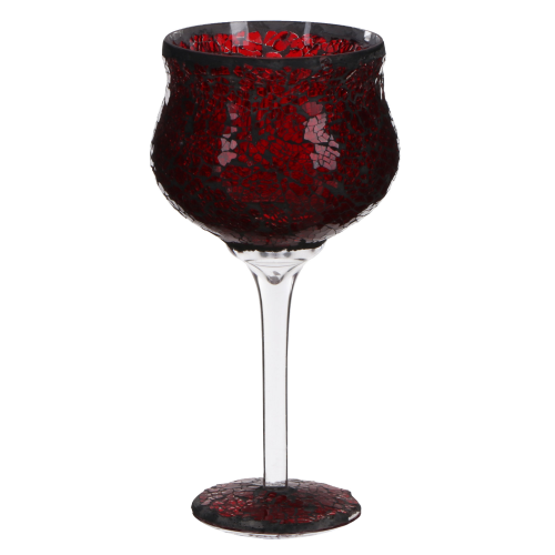 Подсвечник кубок Goldbach red 12x25