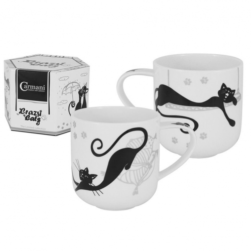 Кружка 0.5л Carmani crazy cats кошка