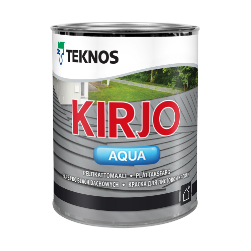 Краска Teknos матовая белая Kirjo Aqua PM1 1/0,9 л