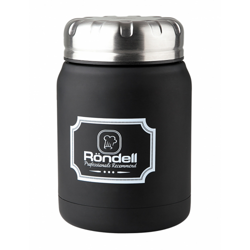 Термос для еды 0.5л black picnic rds-942 Rondell