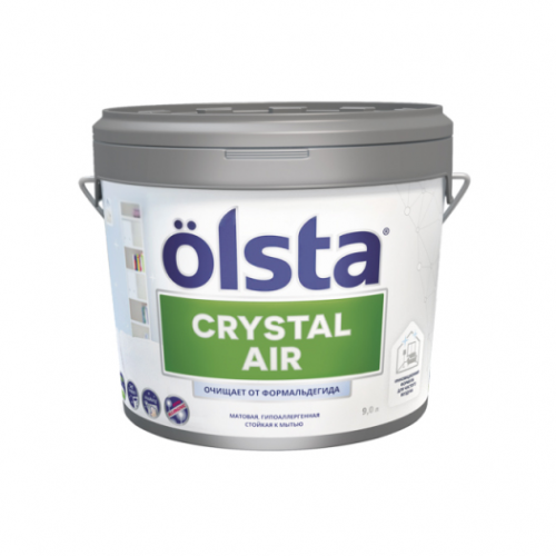Краска Olsta Crystal Air База А 9 л