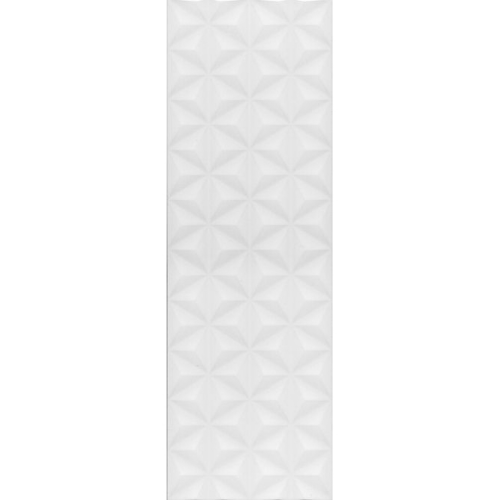 Плитка Kerama Marazzi Диагональ белая структура 25x75 см 12119R