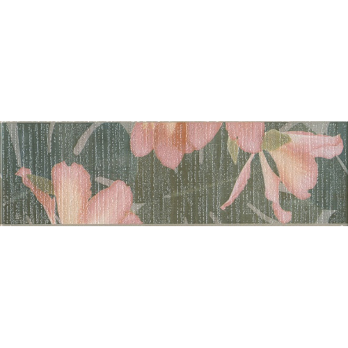 Бордюр Kerama Marazzi Пальмовый лес 25x7,7 см HGD/A363/6000