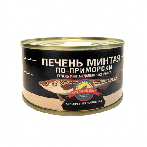 Печень минтая Курильский берег по-приморски 180 г
