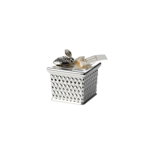 Свеча декоративная Argenesi rattan белая 5x5х4.5 см