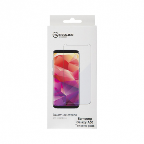 Защитное стекло Red Line Full Screen для Samsung Galaxy A50, черная рамка