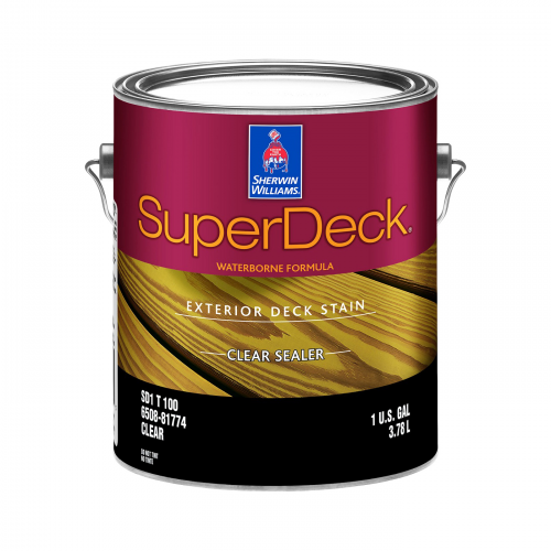 Пропитка Sherwin-Williams SuperDeck Exterior Waterborne Clear Sealer 3,8 л