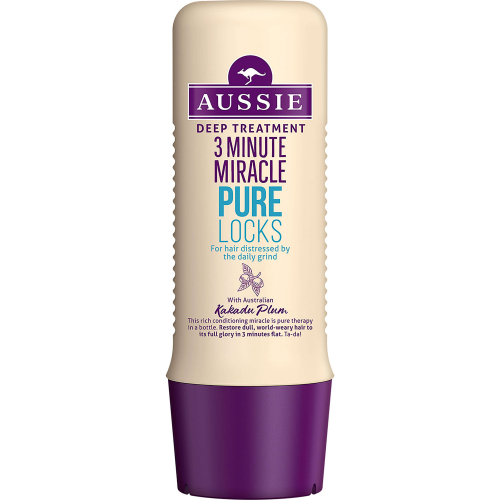 Реконструктор волос Aussie 3 Minute Miracle Pure Locks для поврежденных волос 250 мл