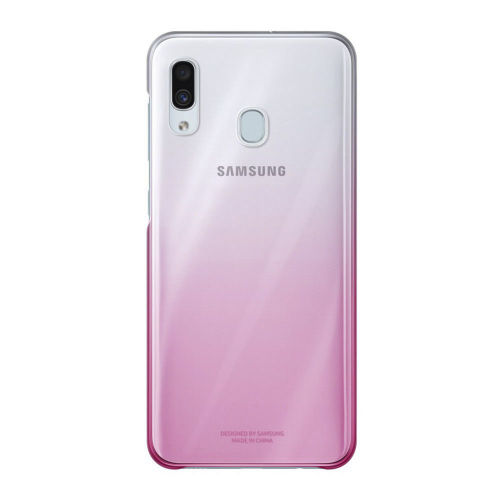 Чехол Gradation Cover для Samsung A30 (A305), розовый