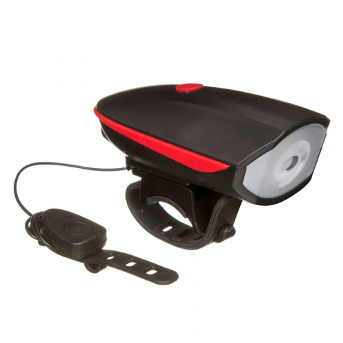 Фонарь STG передний с сигналом FL1544A ,300 люмен, usb,бат.в комл. (1200mAH) кноп. Для гудка.140 дб