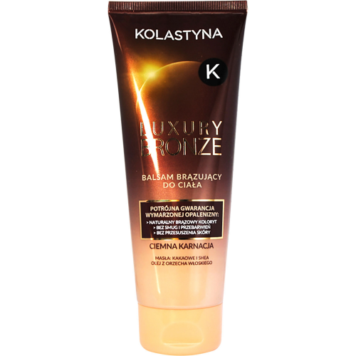 Бальзам для тела с эффектом загара Kolastyna Luxury Bronze для смуглой кожи 200 мл