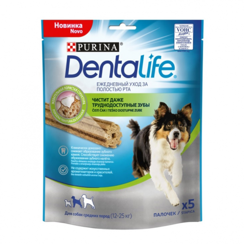 Лакомства для собак DentaLife Medium 115 г