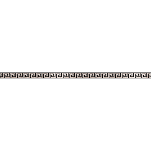 Бордюр Керамика Будущего Крит черный 2,5x60 см