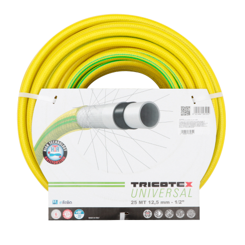 Шланг Rr italia tricotex universal yellow 1/2 25m