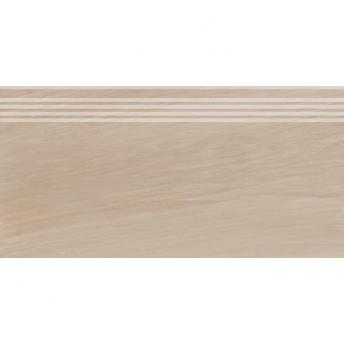 Ступень Kerama Marazzi Слим Вуд бежевый обрезной 30x60 см SG226100R/GR