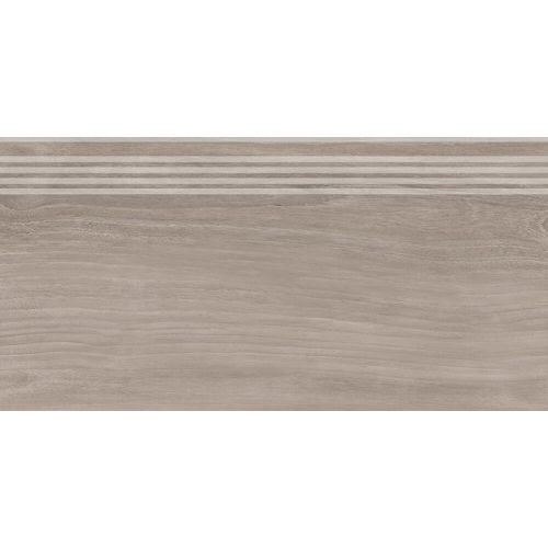 Ступень Kerama Marazzi Слим Вуд коричневый обрезной 30x60 см SG226300R/GR