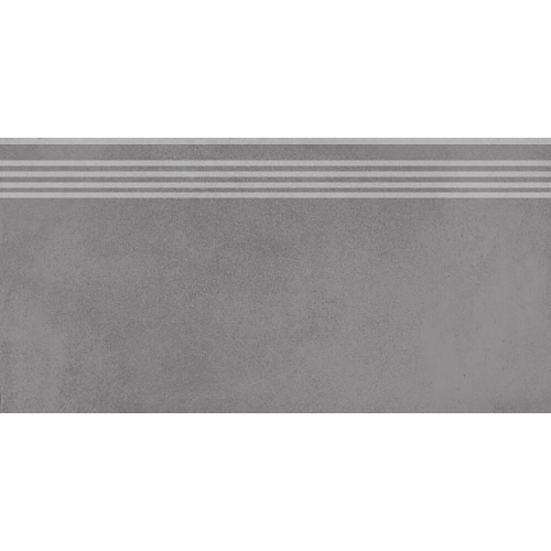 Ступень Kerama Marazzi Мирабо серый обрезной 30x60 см SG227500R/GR
